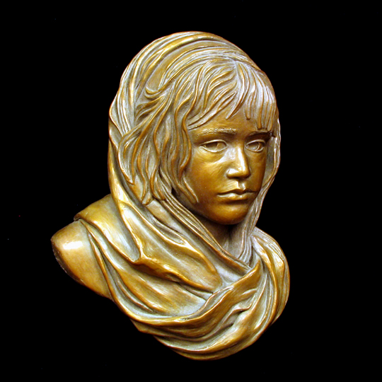 Afghan Girl with Scarf